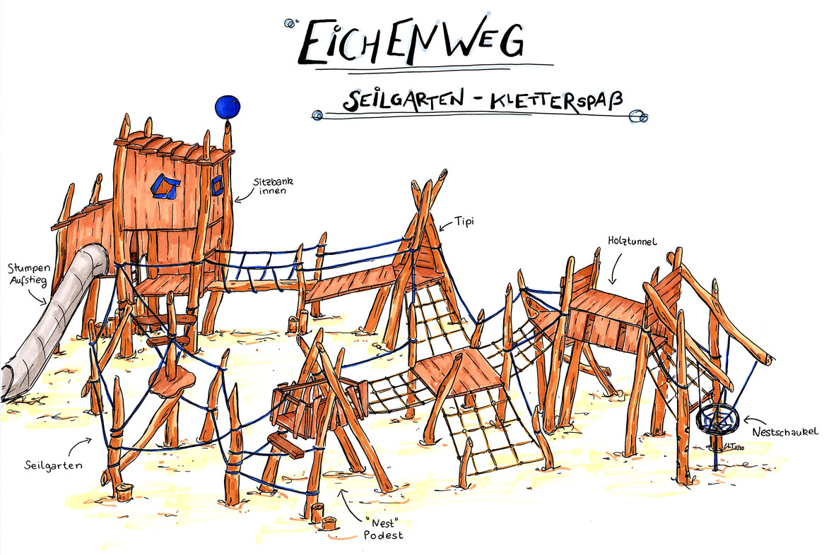 Spielplatz Eichenweg Kornwestheim 1